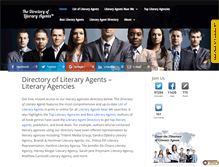 Tablet Screenshot of literaryagencies.com